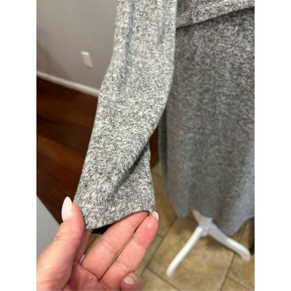 EUC Express Heather Grey Knit Sweater Dress - Picture 3 of 7